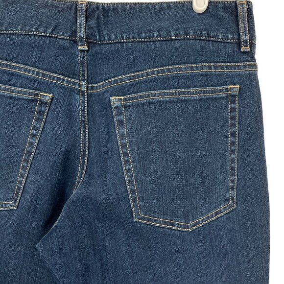TAHARI Women's Boot Cut Mid Rise Stretch Blue Denim Jeans Size 6  (W32 x L34) - Picture 6 of 8